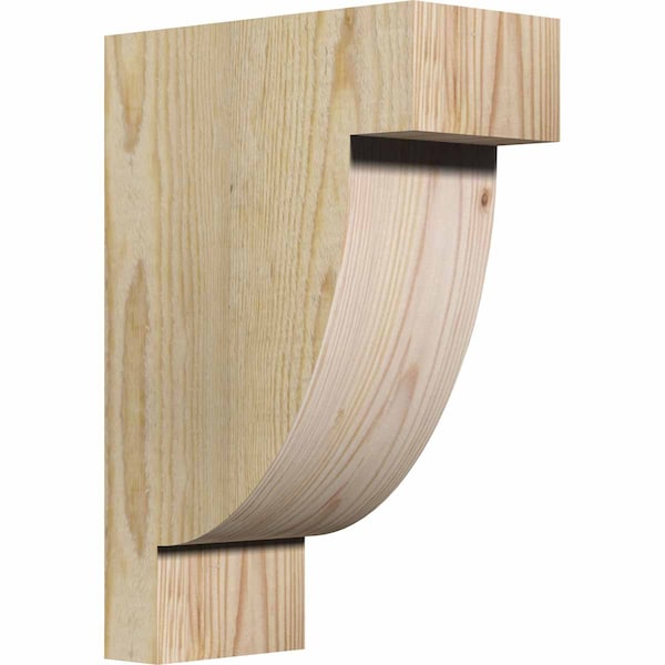 Ekena Millwork Alpine Rough Sawn Corbel, Douglas Fir, 4"W x 8"D x 12"H COR04X08X12ALP00RDF - main